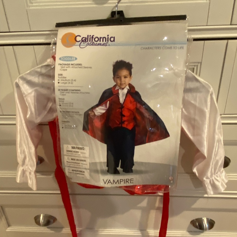 Toddler Vampire 🧛‍♀️ Costume sz. 4-6 Top Only